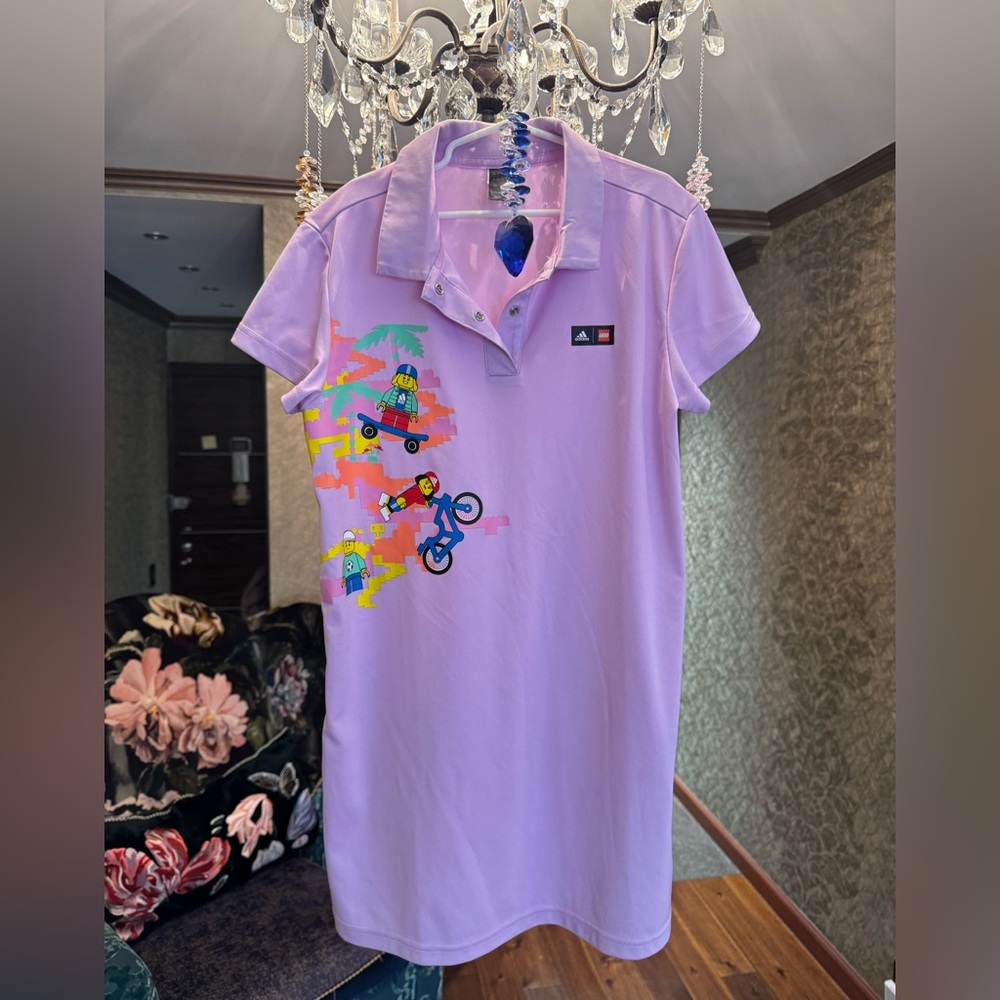 Lavender Short Sleeve T-Shirt Girls Dress